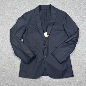 J. Crew Blazer Mens 40R Blue Ludlow American Woolen Company Wool Cotton NEW